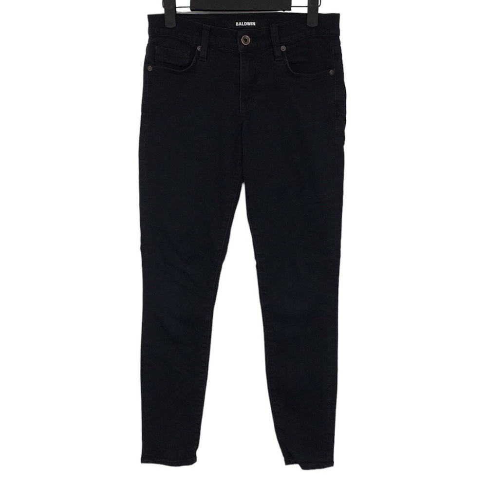 Baldwin Skinny Jeans Womens 25‎ Blue Dark Wash Cotton Denim Stretch